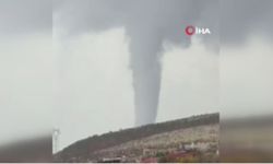 Ankara'da şiddetli yağış: Hortum oluştu