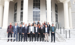 Çubuk Belediye Başkanı Baki Demirbaş, Sincan Belediye Başkanı Murat Ercan'ı ziyaret etti