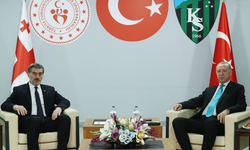 Cumhurbaşkanı Erdoğan ile Kavelaşvili bir araya geldi