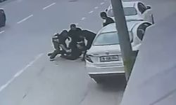 Drift atan sürücü, polis memurlarına saldırdı!