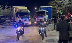 Yardım tırları Gazze’ye doğru yola çıktı!