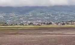 Havalanan uçak saniyeler içerisinde düştü!