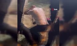Kadına şiddet gösteren kişiye meydan dayağı attılar!