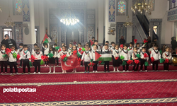 Kızılcahamam'da minik yüreklerden tarihi mesaj!