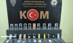 Kocaeli'nde 3 milyon TL'lik telefon ele geçirildi