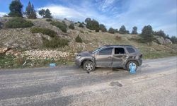 Kontrolden çıkan araç takla attı! Yaralılar var