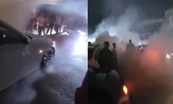 Lastik yakan sürücüye ceza yağdı!