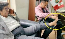Milletvekili danışmanına ayak tırnaklarını kestirdi!
