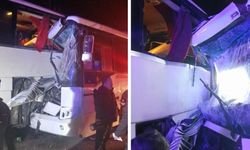 Servis otobüsü ile yolcu otobüsü çarpıştı: Çok sayıda yaralı var