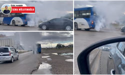 Polatlı’da EGO otobüsünde motor arızası paniğe neden oldu