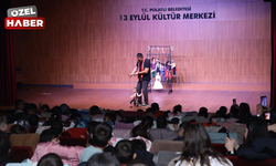Polatlı'da minik izleyiciler için eğitici tiyatro gösterisi başladı