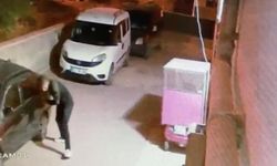 Park halindeki araçların lastiklerini patlattı