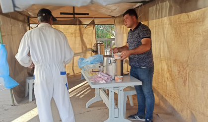 Şereflikoçhisar Belediyesi Üreticiler İçin Çay ve Çorba Stantı Kurdu