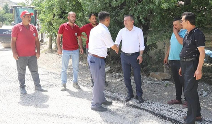 Bala Belediye Başkanı Ahmet Buran'dan Asfalt Çalışmasına Kontrol!
