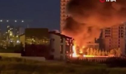 Ankara’da bir yangın daha: Market alevlere teslim oldu