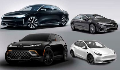 En Uzun Menzilli 10 Elektrikli Araba Modeli 2023