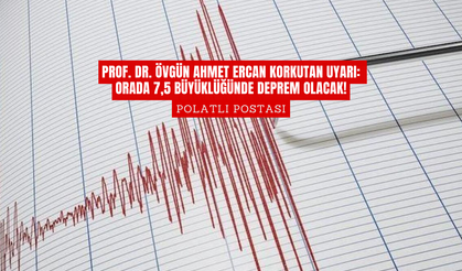 Prof. Dr. Övgün Ahmet Ercan korkutan uyarı: Orada 7,5 büyüklüğünde deprem olacak!
