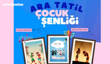 Beypazarı Belediyesi'nden Çocuklara Ara Tatil Hediyesi: Ücretsiz Şenlikler!