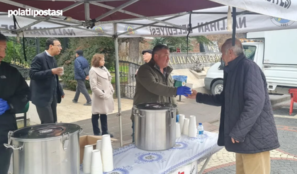 Nallıhan Belediyesi'nden Pazar Yeri'ne Sıcak Çorba İkramı