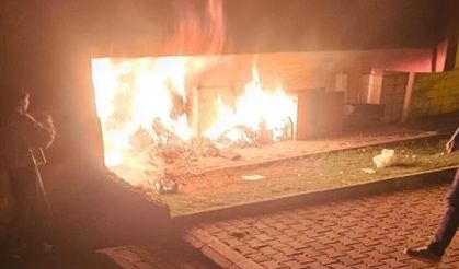 Ankara'da panik yaratan yangın!