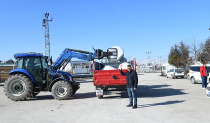Kahramankazan’da çiftçilere mısır silajı desteği