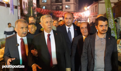 Çamlıdere'de Kadir Gecesi bereketi: Binlerce kişi aynı sofrada buluştu, Mansur Yavaş da katıldı