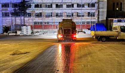 Haymana Belediyesi, buzlanmaya karşı teyakkuzda