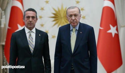 Cumhurbaşkanı Erdoğan, Fenerbahçe Başkanı Ali Koç'u kabul etti
