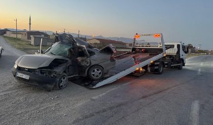 Konya'da korkunç kaza kameralara yansıdı