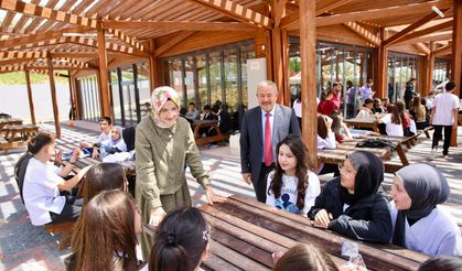 Akyurt'un 4'üncü kütüphanesi açıldı! Gençlere sıcak ve sessiz bir çalışma ortamı
