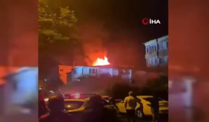 Korku dolu anlar: Anaokulunda başlayan yangın yan binaya sıçradı
