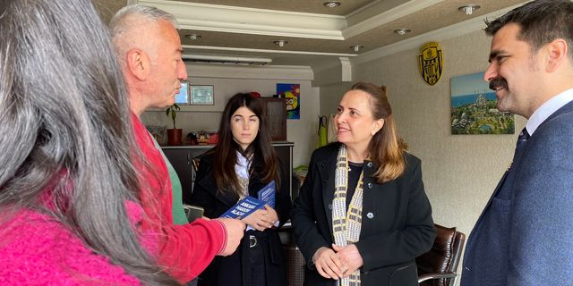 CHP Çubuk Teşkilatı esnaf ziyareti gerçekleştirdi