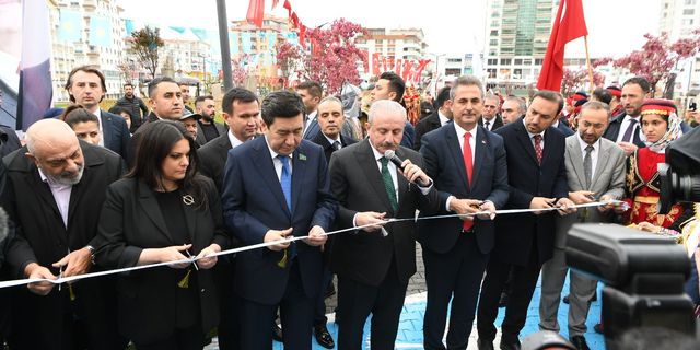Türkiye- Kazakistan Dostluk Parkı açıldı