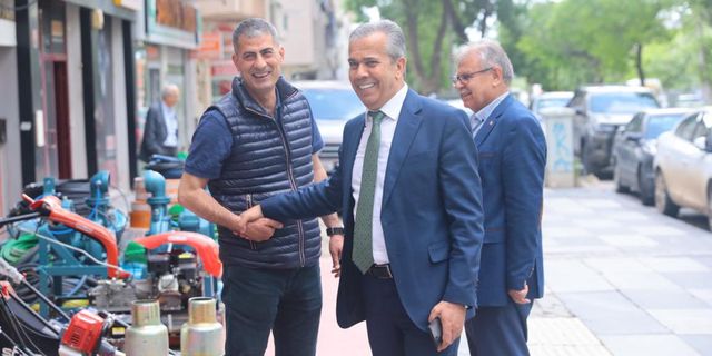 Başkan Yıldızkaya’dan esnaflara ziyaret
