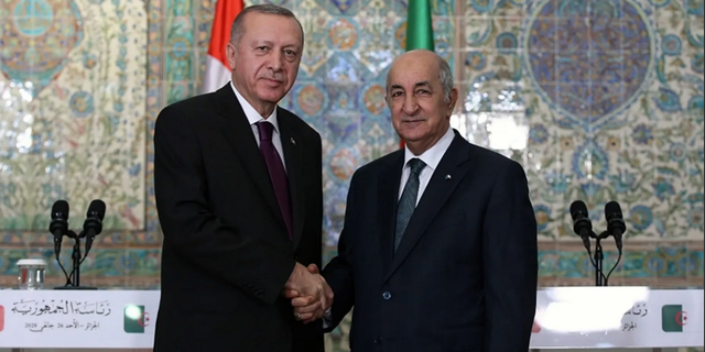 Erdoğan, Cezayir Cumhurbaşkanı ile görüştü
