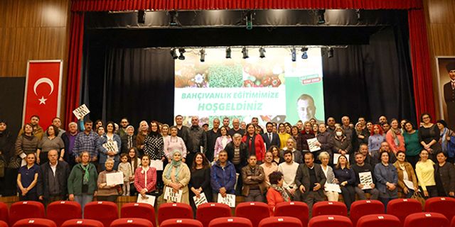 Yeni bahçıvanlar sertifikalarını aldı