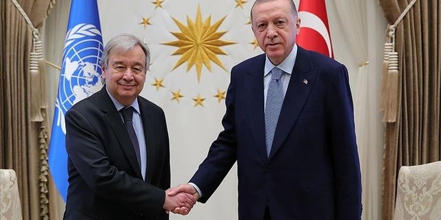 BM Genel Sekreteri Guterres’den Cumhurbaşkanı Erdoğan’a tebrik