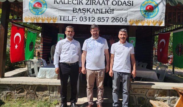 Başkan Kalkan, Kalecik Festivali'nde kurulan stantları ziyaret etti