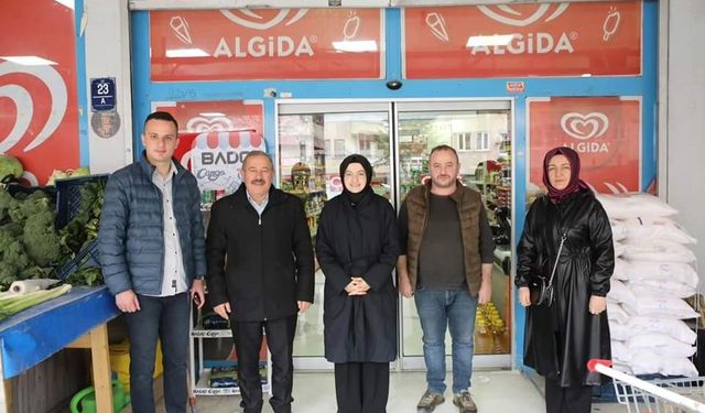 Akyurt Belediye Başkanı Ayık, esnaf ziyaretlerine devam ediyor