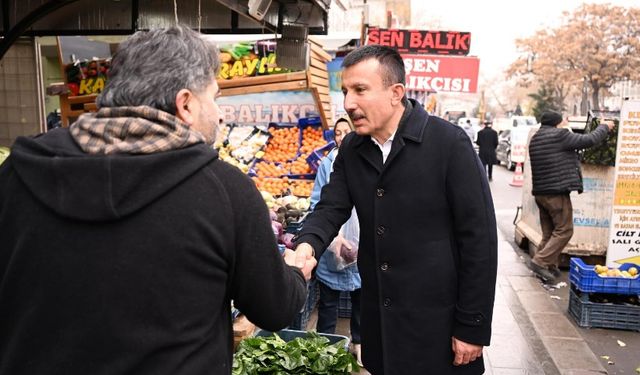 Asım Balcı, Mamak esnafını ziyaret etti
