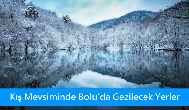 Kış Mevsiminde Bolu'da Gezilecek Yerler: Muhteşem Doğasıyla Bolu'nun Keyfini Çıkarın