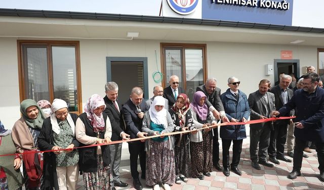Başkan Ercan’dan çiftçilere tam destek: Yenihisar Mahallesi Muharlık ve Köy konağı açıldı