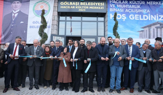 Hacılar Kültür Merkezi, Gölbaşı'nda kapılarını vatandaşlara açtı