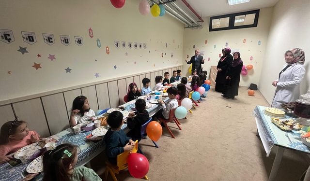 Kahramankazan’da 4-6 Yaş Kur'an Kursu'nda çocuklara iftar sevinci