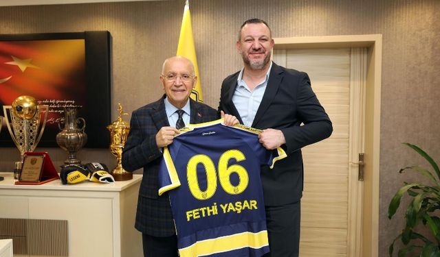Başkan Yaşar’dan Ankaragücü ve Gençlerbirliği kulüplerine ziyaret