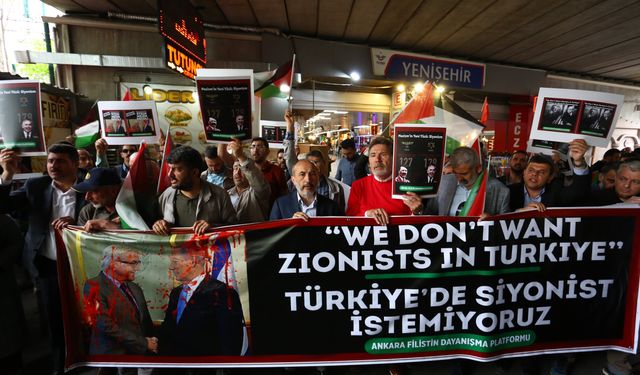 Almanya Cumhurbaşkanı Steinmeier, Ankara’da protesto edildi