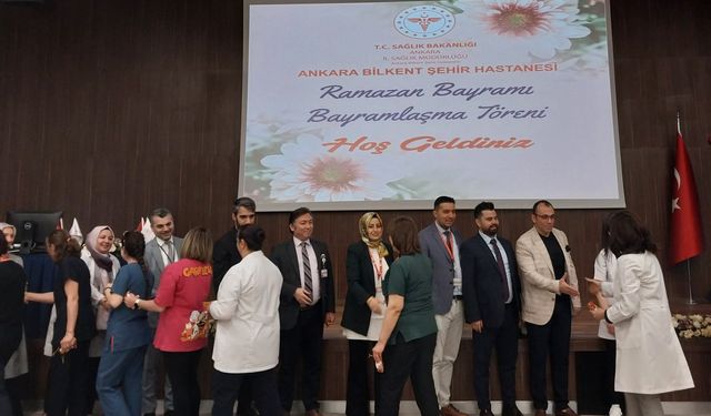 Ankara Bilkent Şehir Hastanesi'nde Geleneksel Bayramlaşma Töreni