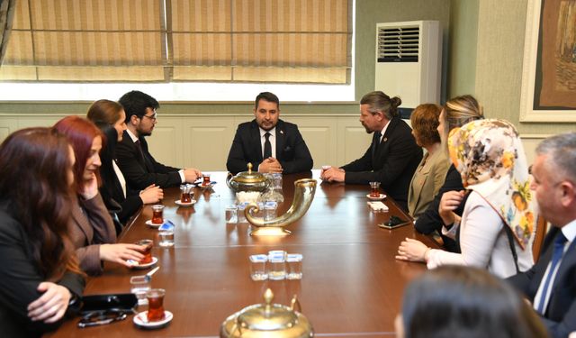 CHP Akyurt ilçe teşkilatından yeni başkana ziyaret