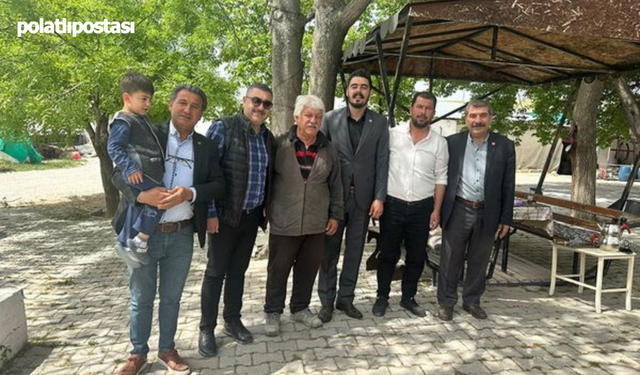 CHP Polatlı İlçe Başkanlığı Yıldızlı Mahallesi Muhtarı'nı Ziyaret Etti