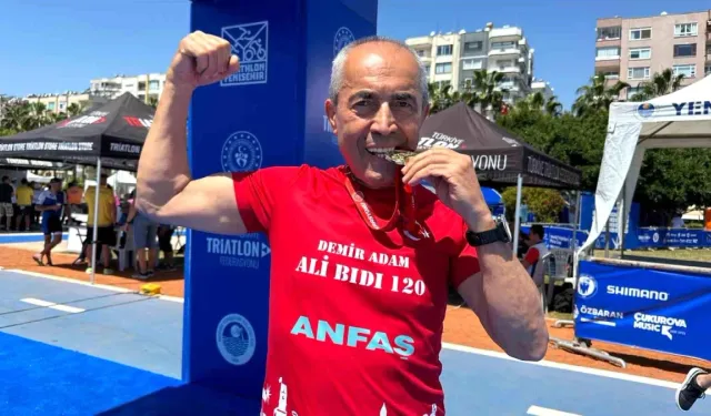 ‘Demir Adam’ olarak tanınıyordu: 75 yaşında Triatlon Türkiye Kupası'nda şampiyonluğa ulaştı